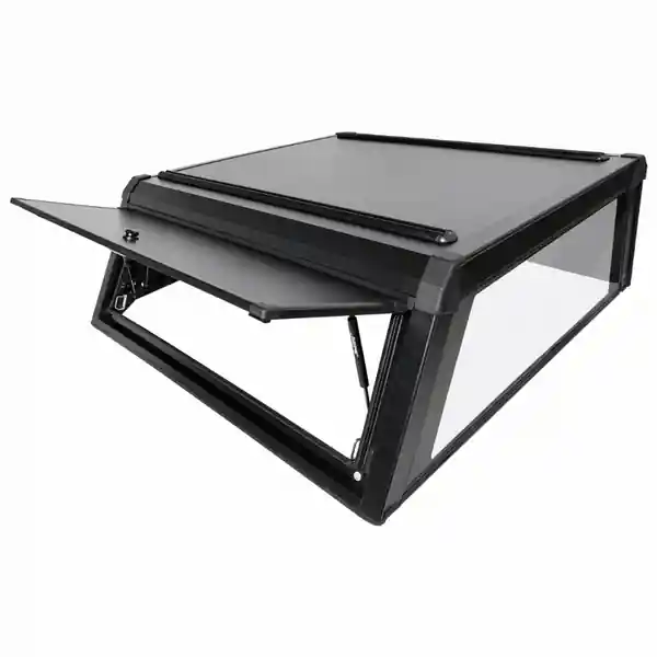 Westin EXP Truck Cap Complete No Slide A + BS (19-25 RAM 1500 5.7ft. Bed Excl. Classic) - Black