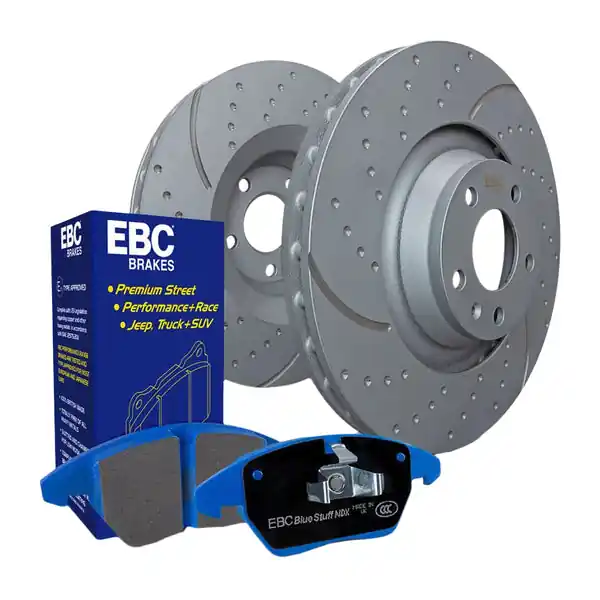EBC S6 Brake Pad and Rotor Kit Honda Pilot / Acura- Front