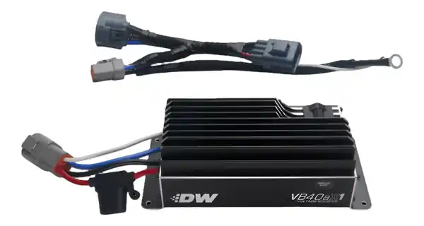 DeatschWerks VB40AX1 Voltage Booster with Plug-N-Play Harness for 10-25 Ford Mustang