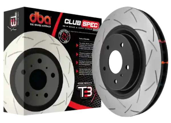 DBA 2020+ Chevrolet Corvette C8 J55 Z51 Front Slotted 4000 Series Rotor