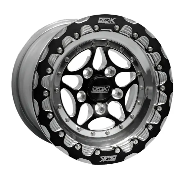 Belak 15x8 / 5in BS / 5x114.3 BP / High Pad / Series 3 Wheel - Single Beadlock Billet Outer Lip