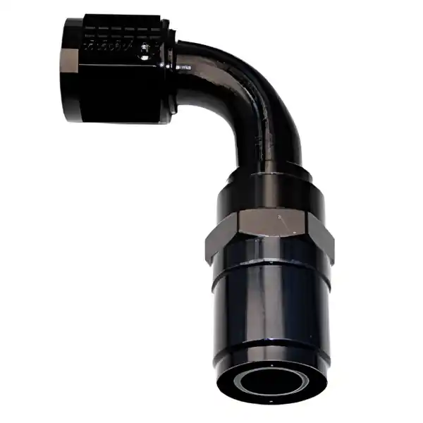 Fragola -8AN Race-Rite Crimp-On Hose End 90 Degree