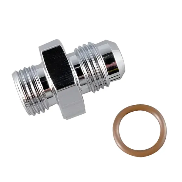 Fragola -6AN x 3/4-16 (8) Radius Fitting O-Ring - Chrome