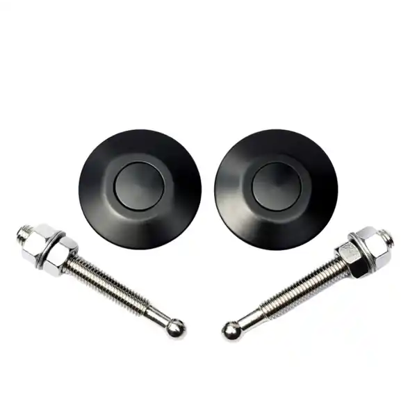 Mini Hood Quick Pin (Black) Pair