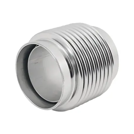 Vibrant 2.25in ID x 3.00in Long 321SS Electro Polished Motorsport Bellows w/Neck & Liner