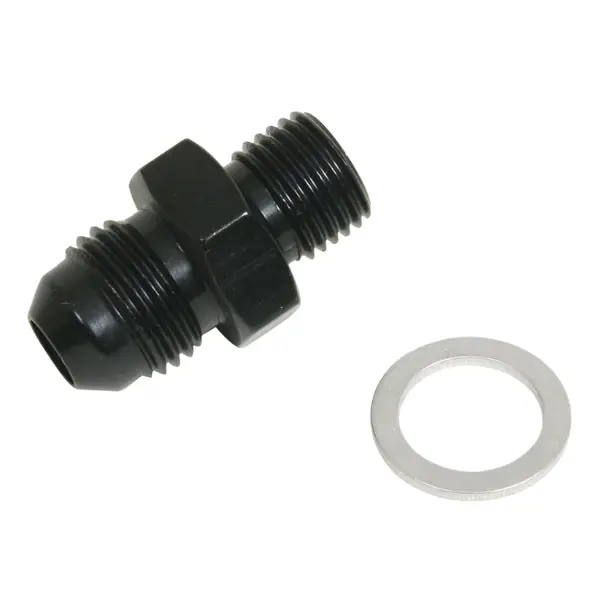 Fragola -6AN x 12mm x 1.25 Male Adapter-Solex - Black
