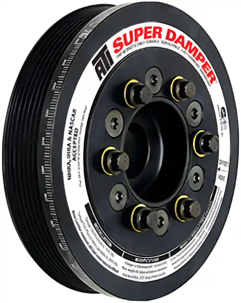 ATI Damper - 8.12in - Alum - 6/10 Grv - Ford GT 500 - 5.4 / 5.8 - 07-14 - 15 Percent OD Size