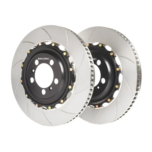 GiroDisc 2020+ Chevrolet Corvette Z06 (C8 w/Factory Iron Rotors) Slotted Front Rotors