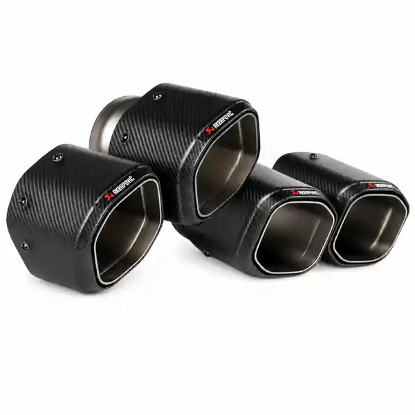 Akrapovic 2024+ BMW M5 (G90,G99) Hexagonal Carbon Fiber Tail Pipe Set