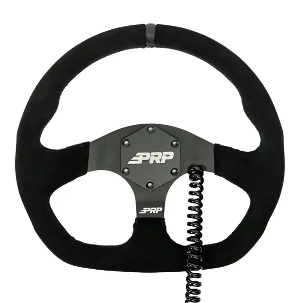 PRP Heated Comp-R Suede Steering Wheel - Black