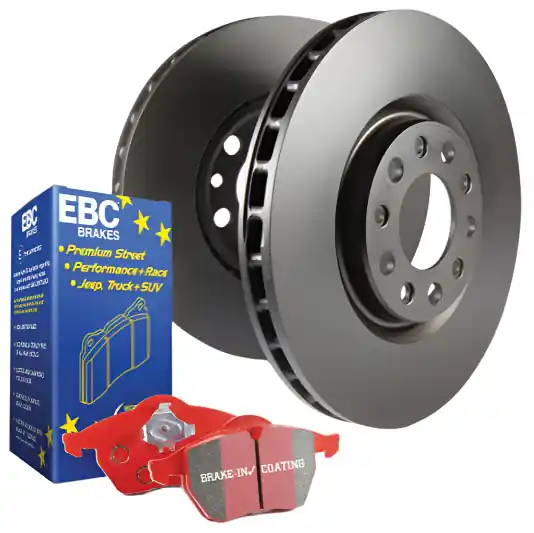 EBC S12 Brake Pad and Rotor Kit front 08-17 Mitsubishi Lancer EX/EVO X