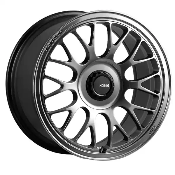 Konig MRK1 17X8 4X100 ET40 Hyper Carbon - Gloss Black Gear Cap/Logo/Cover Plate