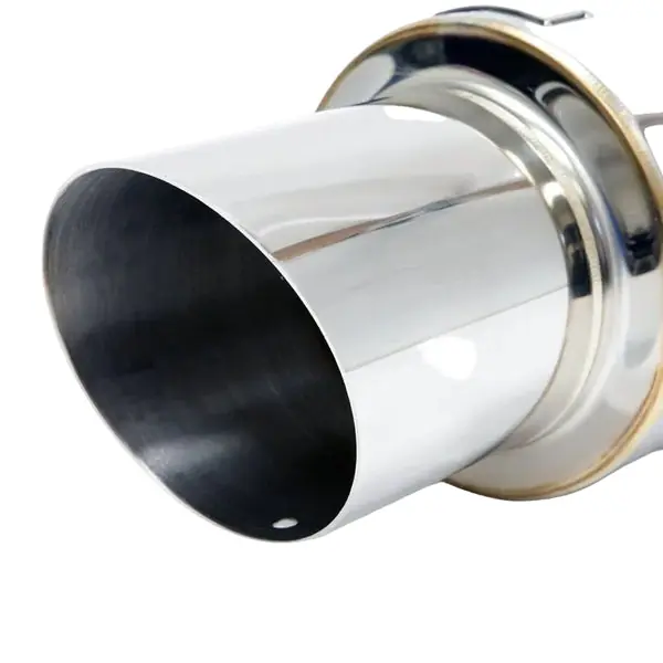 BLOX Racing 76.2mm N1 Angled Tip Muffler Universal