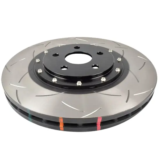 DBA 18-21 Jeep Grand Trackhawk / Hellcat Durango 5000 Series Slotted Front Brake Rotor w/Black Hat