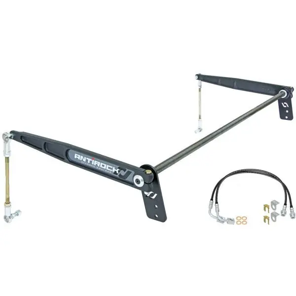 RockJock JK Antirock Sway Bar Kit Rear Forged Arms Heavy 1 1/8in Bar