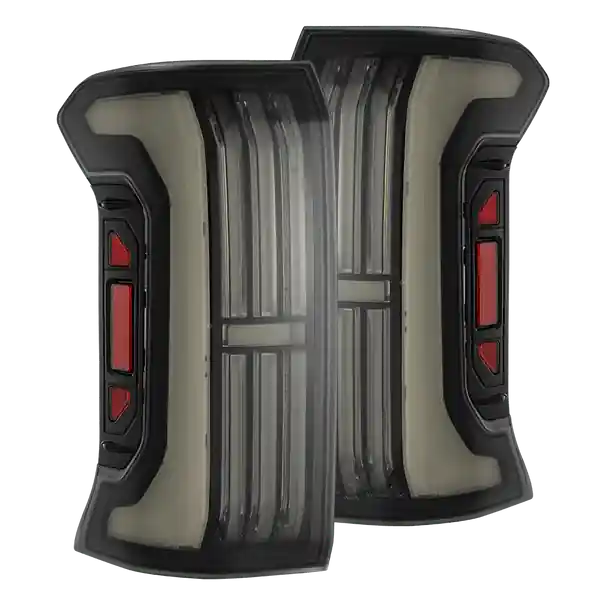 AlphaRex 16-23 Toyota Tacoma/Tundra NOVA-Series Prismatic LED Tail Lights Alpha-Black