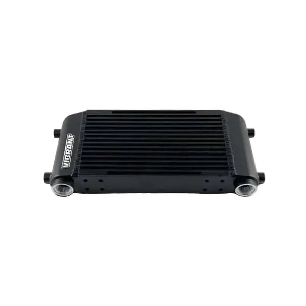 Vibrant Single Pass Oil Cooler Assembly 6in x 10in x 2in