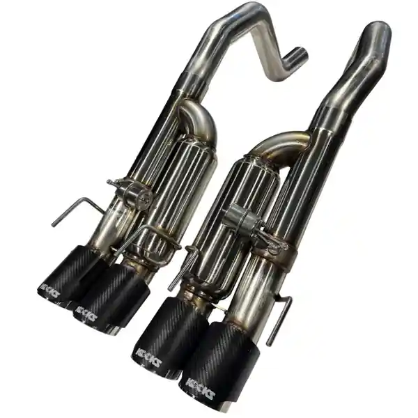 Kooks 09-13 Chevrolet Corvette Z06/ZR1 3in. Valved Axle-Back Exhaust w/ SS Tips