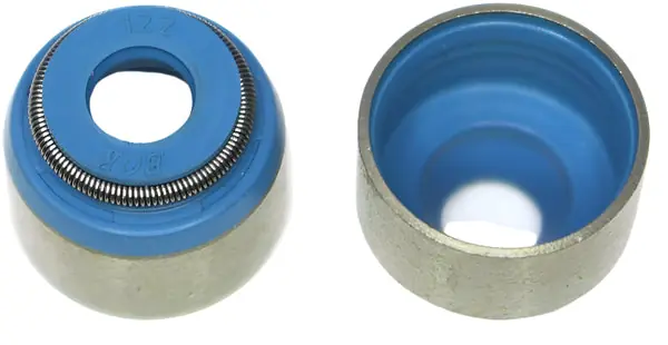 BLOX Racing Honda 5.5mm Valve Stem Seals Blue FKM - Set of 16 (Fits Both Intake & Exhaust)