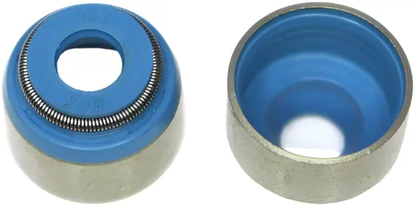 BLOX Racing Honda 5.5mm Valve Stem Seals Blue FKM - Set of 8 (Fits Both Intake & Exhaust)