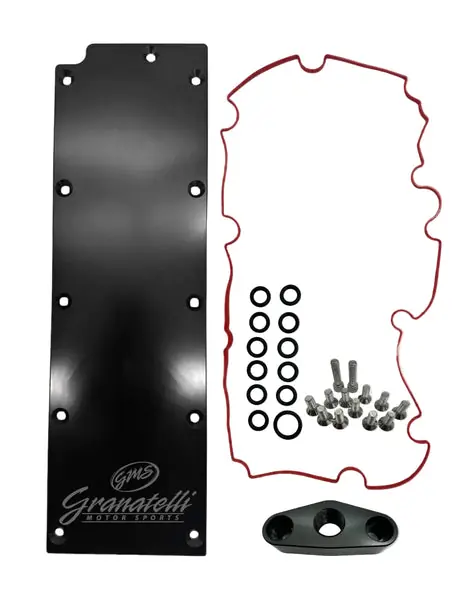Granatelli GM LS Gen IV Billet Valley Pan Cover (Incl O-Ring Set)