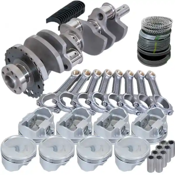 Eagle Chevy Pro Street 408 Balanced Rotating Assembly 4140 Crankshaft w/ 4340 I Beam Rods