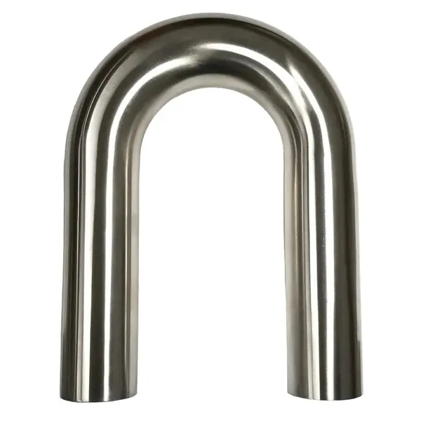 Stainless Bros 2.25in Diameter 1.5D / 3.375in CLR 180 Degree Bend 6in Leg / 6in Leg Mandrel Bend