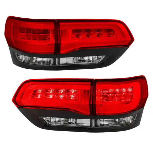 ANZO 2014-2022 Jeep Grand Cherokee LED Taillights Red/Clear