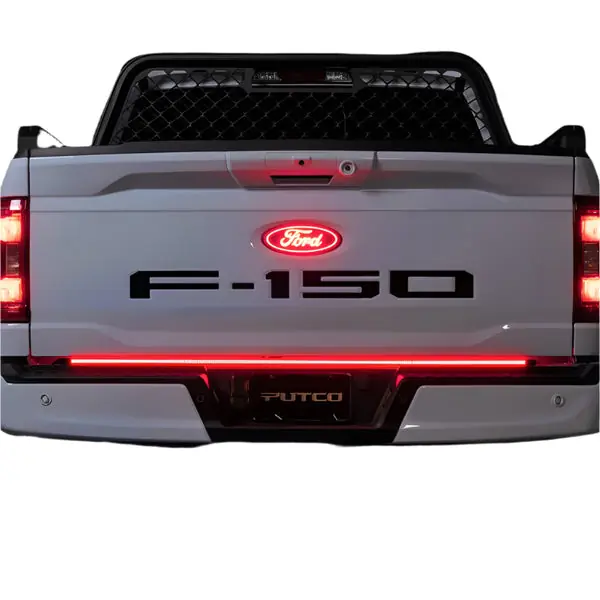 Putco 23-24 Ford SuperDuty F-250/F-350/F-450 60In Freedom Tailgate Bars w/ LED Taillamps Blade