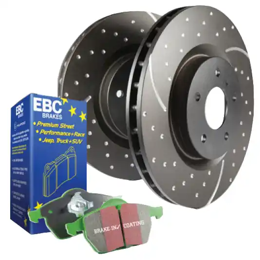 EBC S10 Brake Pad and Rotor Rear Kit
