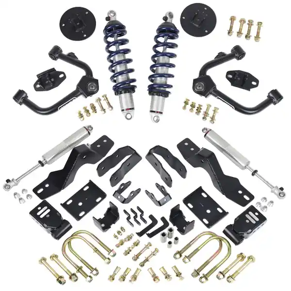 Ridetech 19-25 GM Silverado/Sierra 1500 4WD Lowering Kit - Group B Axle Type