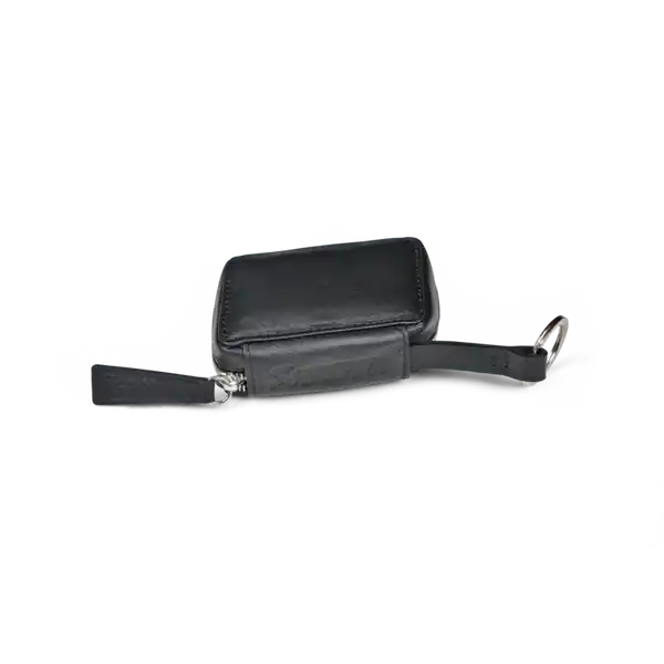 Akrapovic Leather Car Key Case - Black