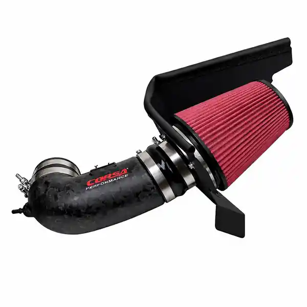 Corsa 17-24 Chevrolet Camaro ZL1 Matte Forged Carbon Fiber Air Intake w/ DryTech 3D Filter