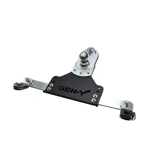 Gen-Y 18-19 GM Short/Long Bed GoosePuck II 5in Offset Ball Puck Mount 25K TW w/Safety Chain Anchors