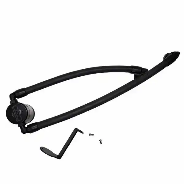 J&L 24-25 Ford Ranger 2.7L EcoBoost PCV Side Black Anodized