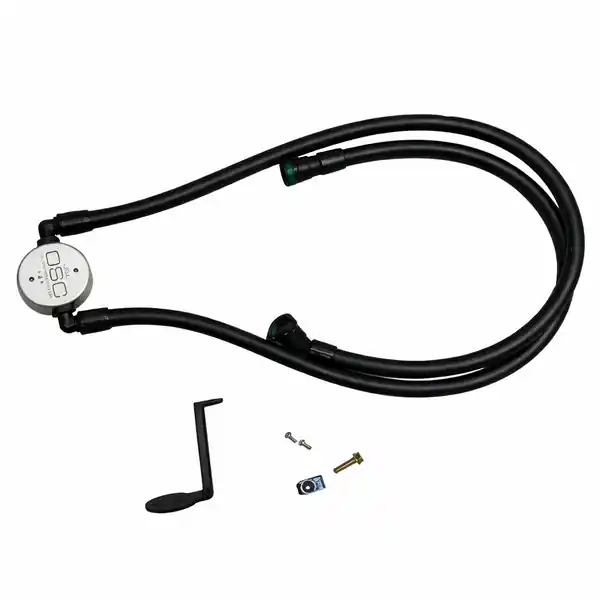 J&L 2025 Ford Explorer 2.3L EcoBoost 3.0 PVC Side Oil Separator - Clear Anodized