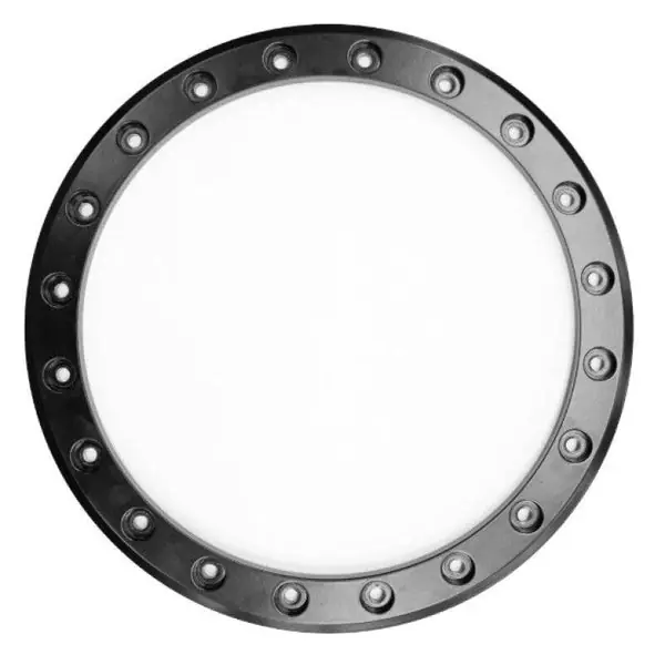Raceline Beadlock Ring - Ryno -14in - 20 Hole - 12mm - Black