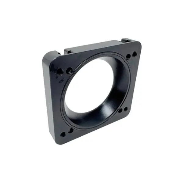 Torque Solution 06-21 Subaru STI / 08-14 Subaru WRX Big Bore 76mm Throttle Body Adapter - Black