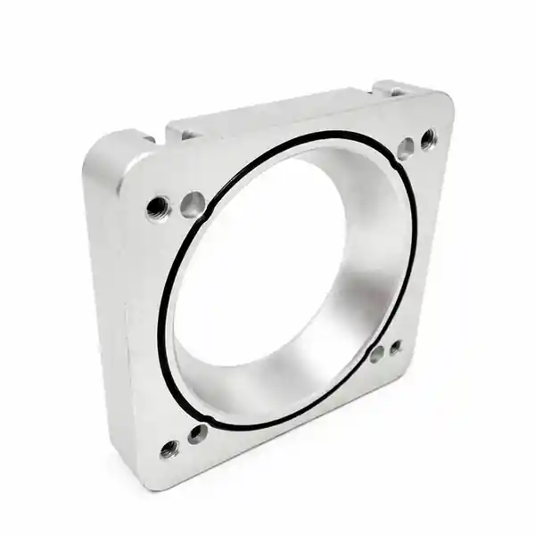 Torque Solution 06-21 Subaru STI / 08-14 Subaru WRX Big Bore 76mm Throttle Body Adapter - Silver