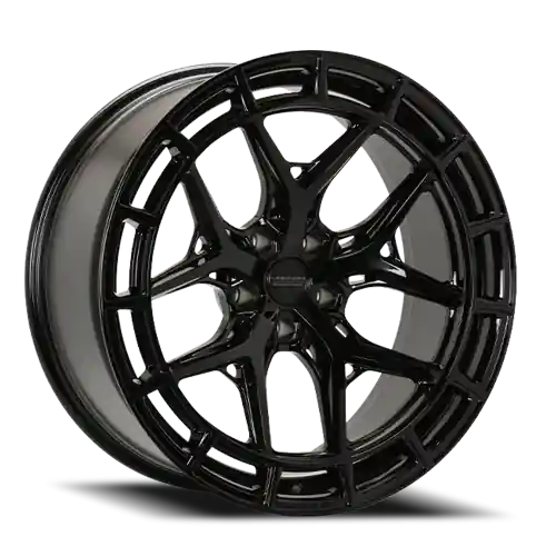 Vossen HFX-1 20x11 / 5x115 / ET-6 / Super Deep / 71.5 CB - Gloss Black Wheel