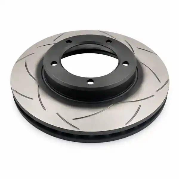 DBA 98-06 Toyota 70 Landcruiser (Reverse Mount) 4X4 Survival T2 Slotted Front Brake Rotor