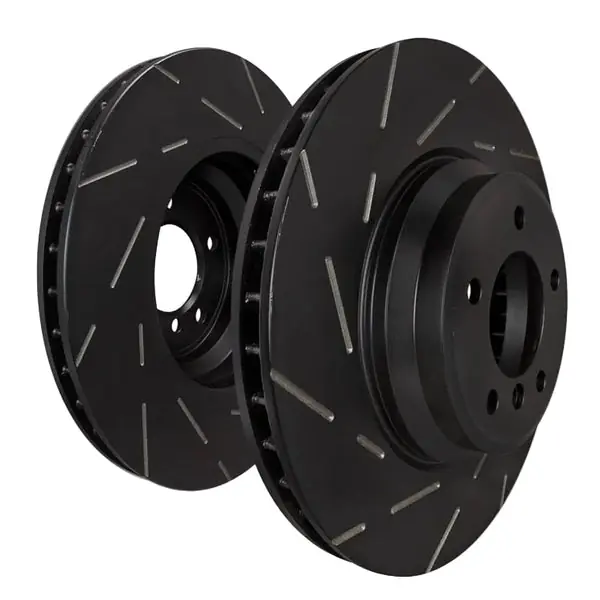 EBC 2015+ Ford Mustang (6th Gen) 2.3L Turbo (Performance Package) USR Slotted Front Rotors