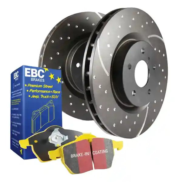 EBC S5 Front Brake Pad and Rotor Kit 2004-2008 Acura TL Brembo S5KF1112 S5 Brake Pad and Rotor Kit