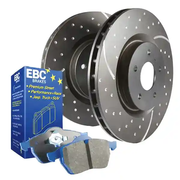 EBC S6 Front Brake Pad and Rotor Kit 2004-2008 Acura TL Brembo