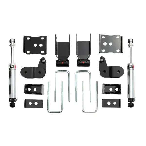 QA1 21-25 Ford F150 Dual Adjustable Rear Lowering Kit (3.5in-5.5in)