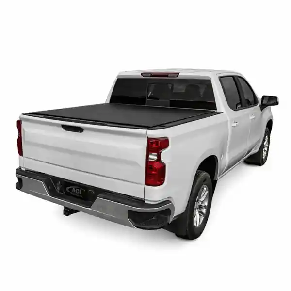 Access LOMAX Folding Hard Cover 19+ Chevy/GMC Full Size 1500 5ft 8in (w/ CarbonPro) Black Urethane