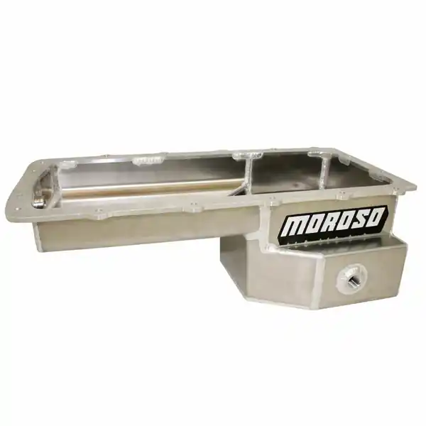 Moroso Ford 5.0 Coyote (w/Rear Sump) Drag Race Baffled Wet Sump 9qt Aluminum Oil Pan