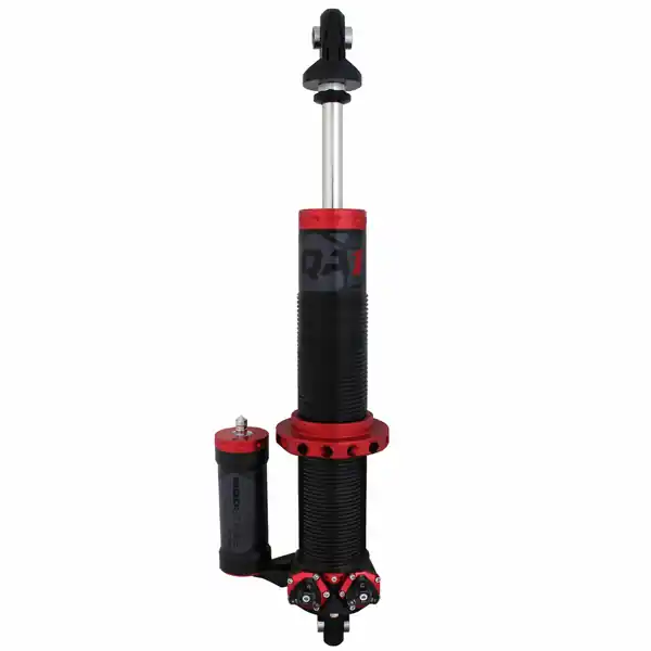 QA1 MOD Series Coil-Over Shock Absorber - Piggyback - Left Hand - Bearing Mount - 14.875in/23.625in