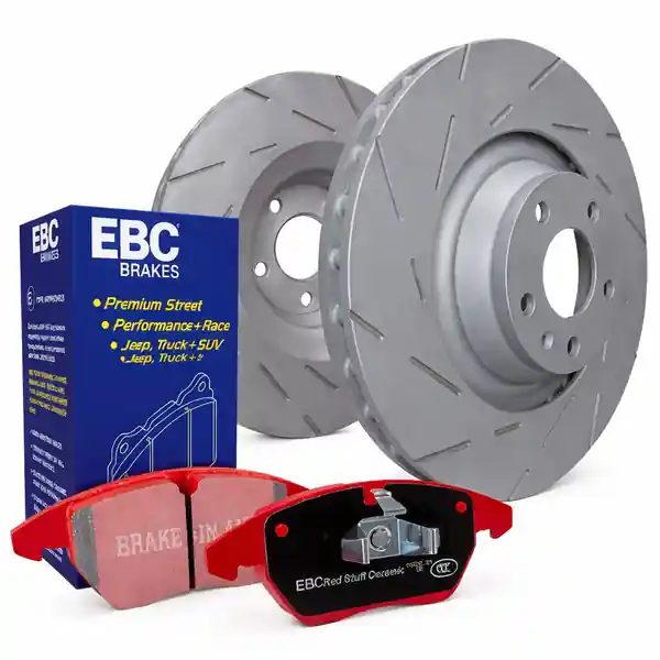 EBC Redstuff Front Brake Pads & Rotors Kit - 2006-2007 BMW 325i / 328i