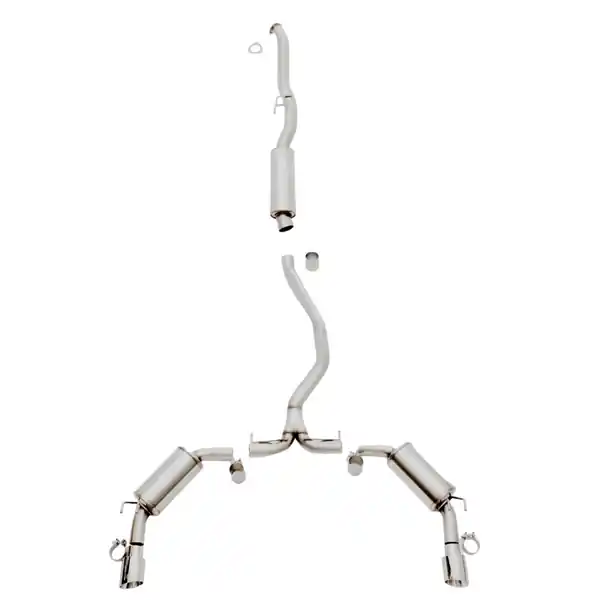2023+ Acura Integra - Front Pipe Back Exhaust w/ Polished Tips